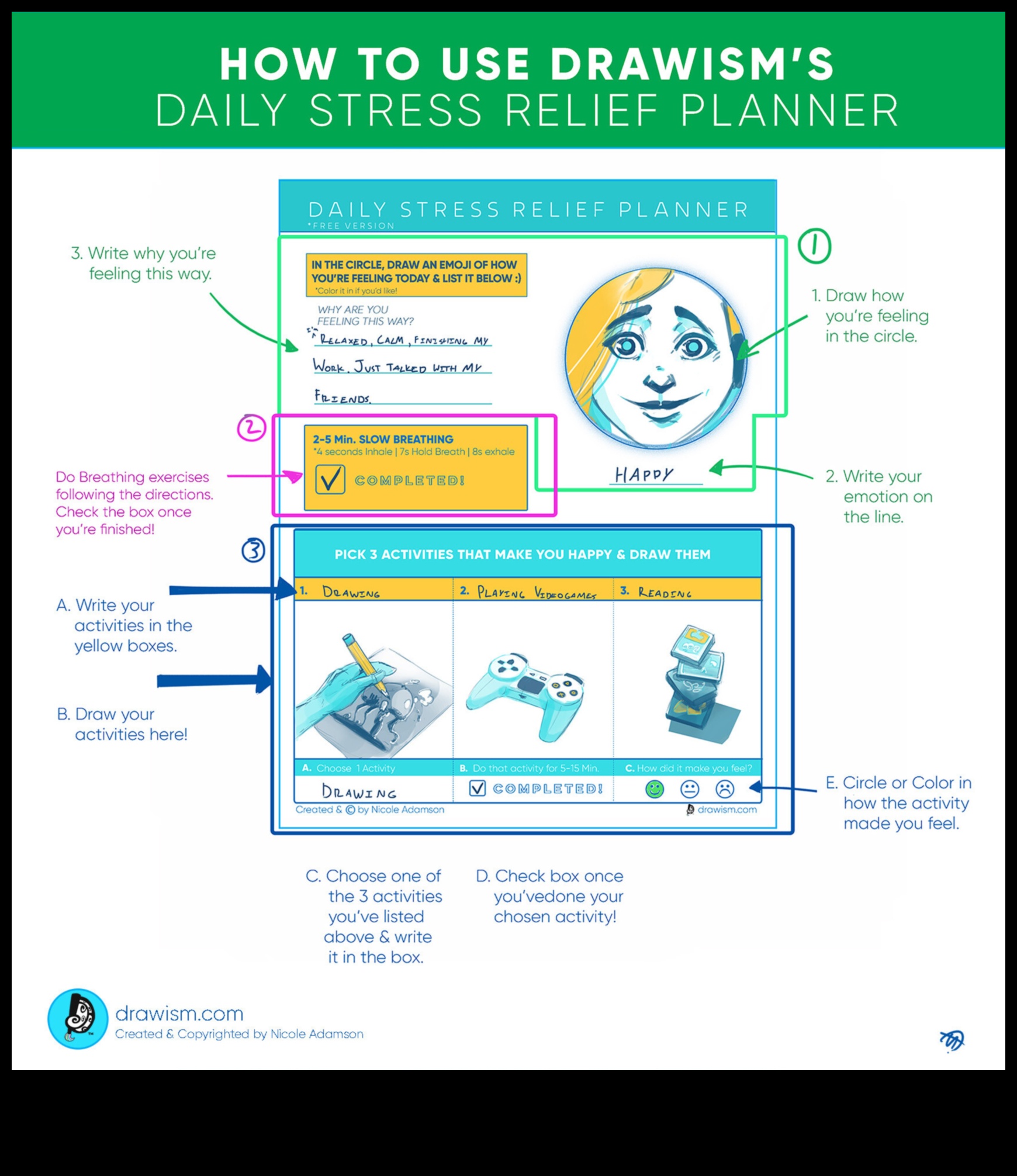 Elpojiet viegli: ceļvedis ikdienas stresa mazināšanai, izmantojot apzinātu elpošanu