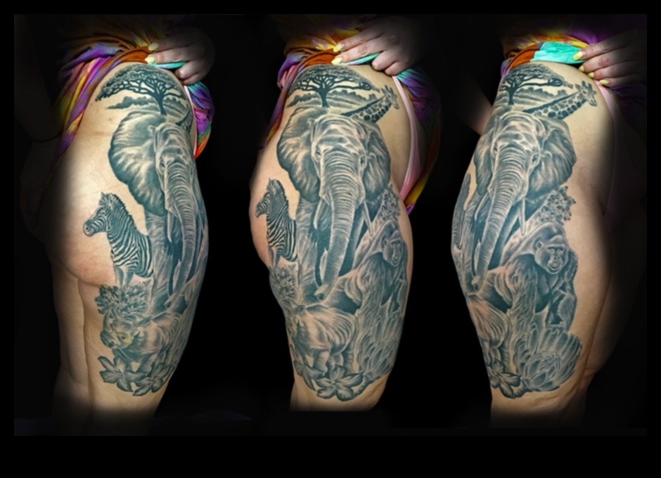 Vizuālā simfonija: reālisma tetovējumi fotogrāfijas detaļās