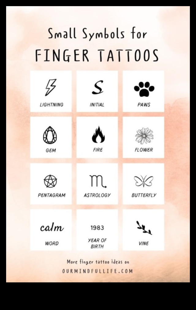 Nelieli triumfi: izbaudiet pirkstu tetovējumu mākslinieciskumu