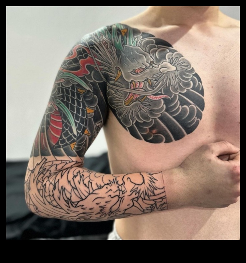 Tintes ruļļi: mūžīgs skaistums un mantojums japāņu tetovējumos