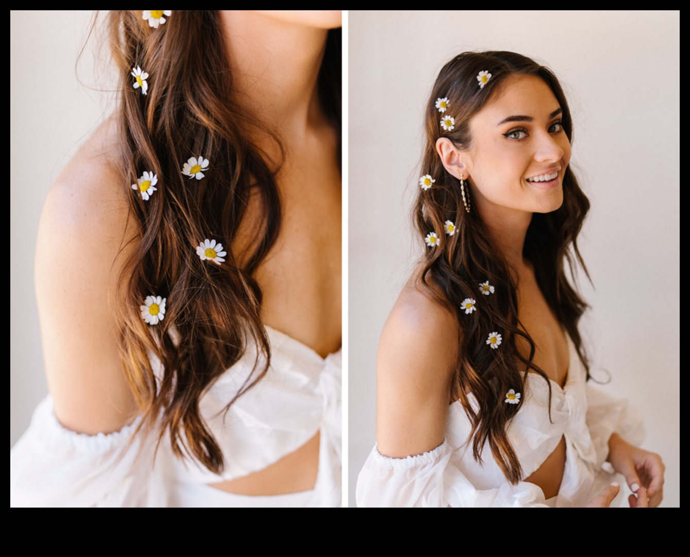 Plūstoši ziedi: botāniskā skaistuma iekļaušana garos matos