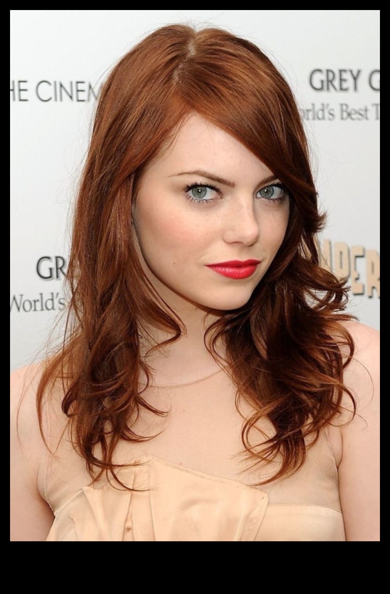 Kā izvēlēties savai sejas formai piemērotu sarkanu vai kastaņbrūnu frizūru