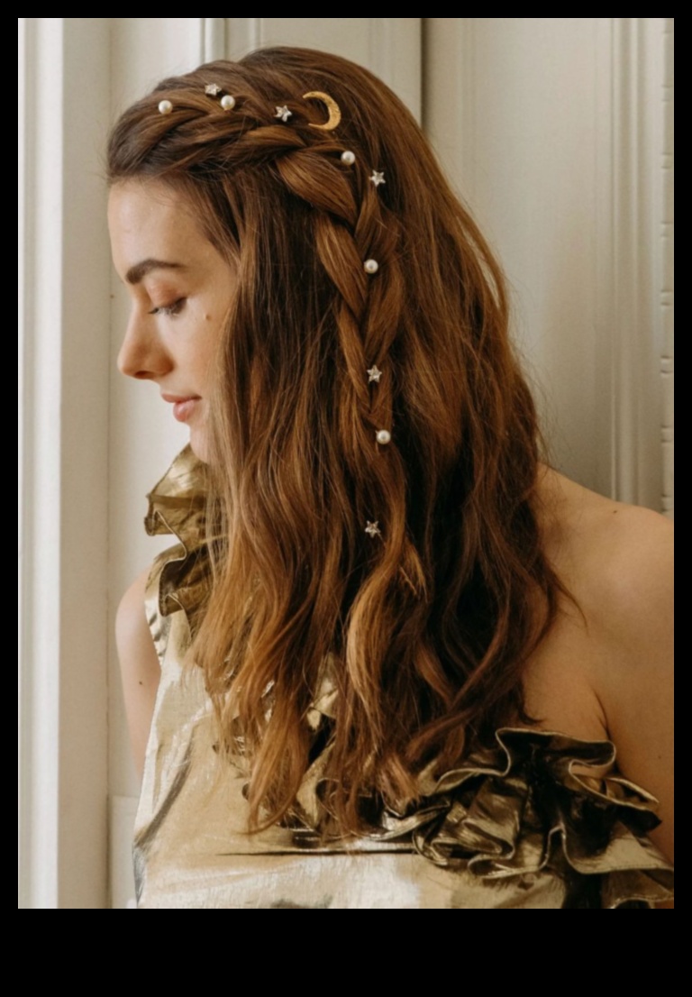 Debesu halos: kronēts skaistums garās frizūrās