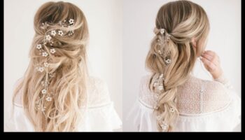 Plūstoši ziedi: botāniskā skaistuma iekļaušana garos matos