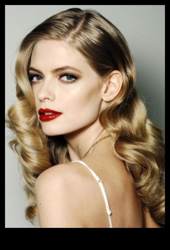 Vintage Glamour turpinājums: Retro stilu atdzīvināšana vidēja garuma matiem